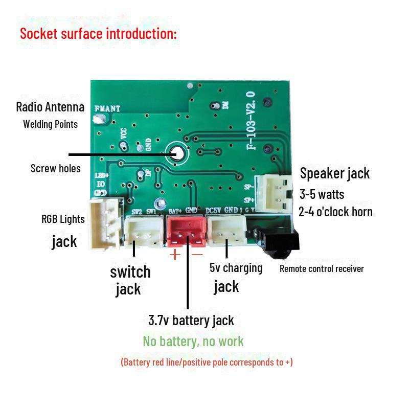 Печатная плата динамика Bluetooth RGB Magic Light с функцией ручного и дистанционного управления LA08