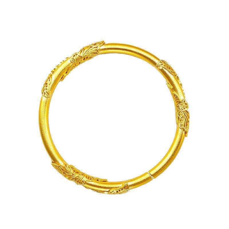 Браслет золотого цвета из акации Teng Ins, высококачественный цветочный браслет, свадебный подарок для подруги, мамы