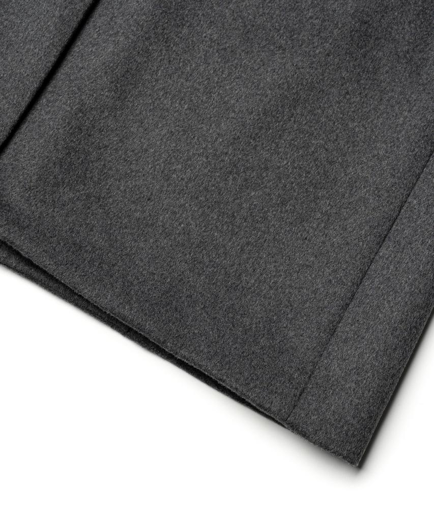 Edinburgh Club Wool Bonding Balmacaan Coat [C/Grey]
