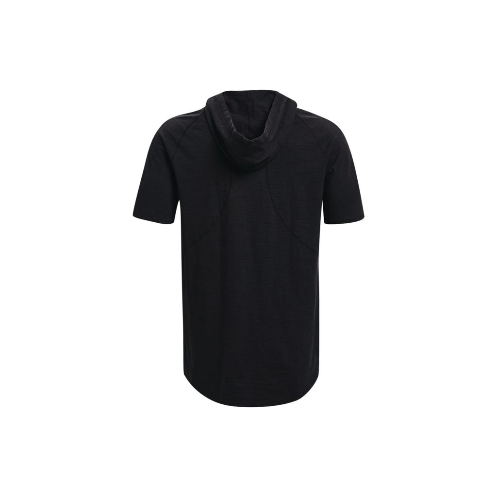 Under Armour Футболка мужская Johnson Series American Vintage с принтом головы быка, повседневная, спортивная, с капюшоном, с коротким рукавом, черная 1361719-001