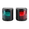 12V LED Navigation Light Waterproof Green Starboards Red Port Side Lamp for Marine Boat Yacht Black