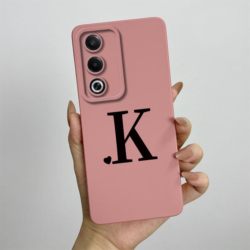 Чехол для Oppo A80 5G OppoA80 CPH2639 Чехол Милые Буквы Квадратный Силиконовый Чехол для Телефона Для Oppo A3 Pro 5G A3Pro CPH2665 Мягкие Fundas