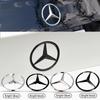 Benz A-CLASS A180 A200 A250 A45 AMG W176 A1768170016 ABS Tail Star Emblems Black Silver Rear Trunk Star Logo Stickers Badges