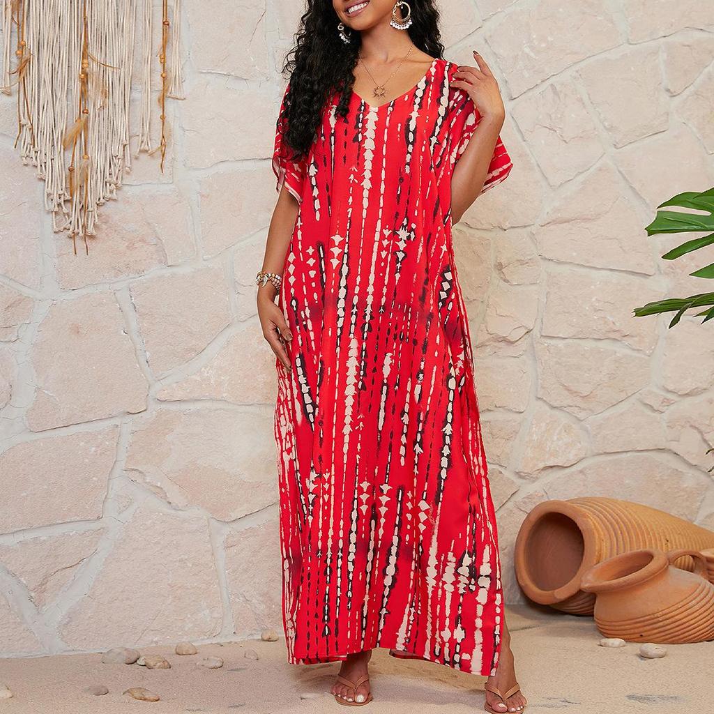 Европейский и американский быстросохнущий свободный пляжный халат - большой размер