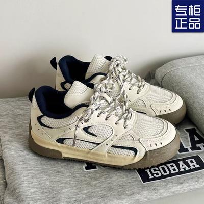 Нишевый дизайн дышащие моральные тренировочные туфли женские 2025 весна новые популярные ретро универсальные студенческие спортивные и досуговые кеды