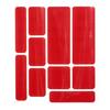 10Pcs/Set Practical Good Toughness No Residue Reflective Sticker Sun Resistant Bike Body Reflect Decals for Cycling