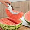 Stainless Steel Watermelon Knife with Anti Slip Plastic Packaging Handle, Fruit Tool, Pineapple Kitchen Utensils