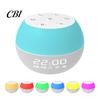 Customizable Sound Effect Player White Noise Sleep Machine, Portable Baby Night Light with 20 Soothing Ambient Machine Sounds, Timer Auto Off