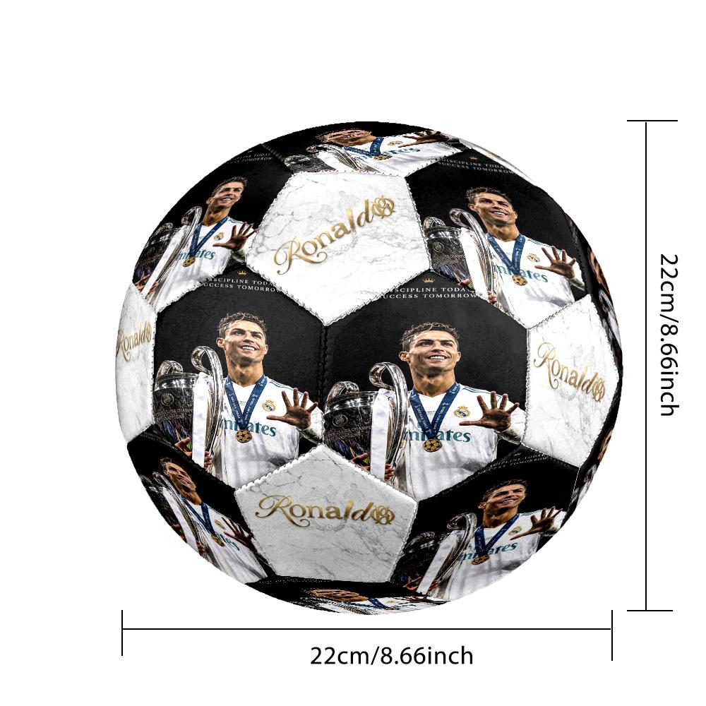 Ronaldo's Argentina's Messi: Legend Motion Soccer Ball Size 5 Football Machine Sewn Indoor/Outdoor Training and Matches