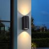 Waterproof LED Outdoor Wall Lamp IP65 Upper Lower Lighting Porch Garden Lamp Indoor Bedroom Bedside Home Decor Wall Light