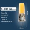 G4 COB 3W LED Corn Lamp Beads, 12V/220VAC/DC, Universal High Brightness Crystal Chandelier Light Source
