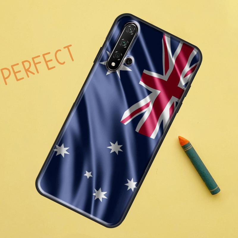 Australia Flag For Huawei Nova 12s 11i 7i 8i 12i Y73 Y70 Y90 Y60 Y72 Y61 Y91 9 10 SE P40 Lite P30 Pro Case