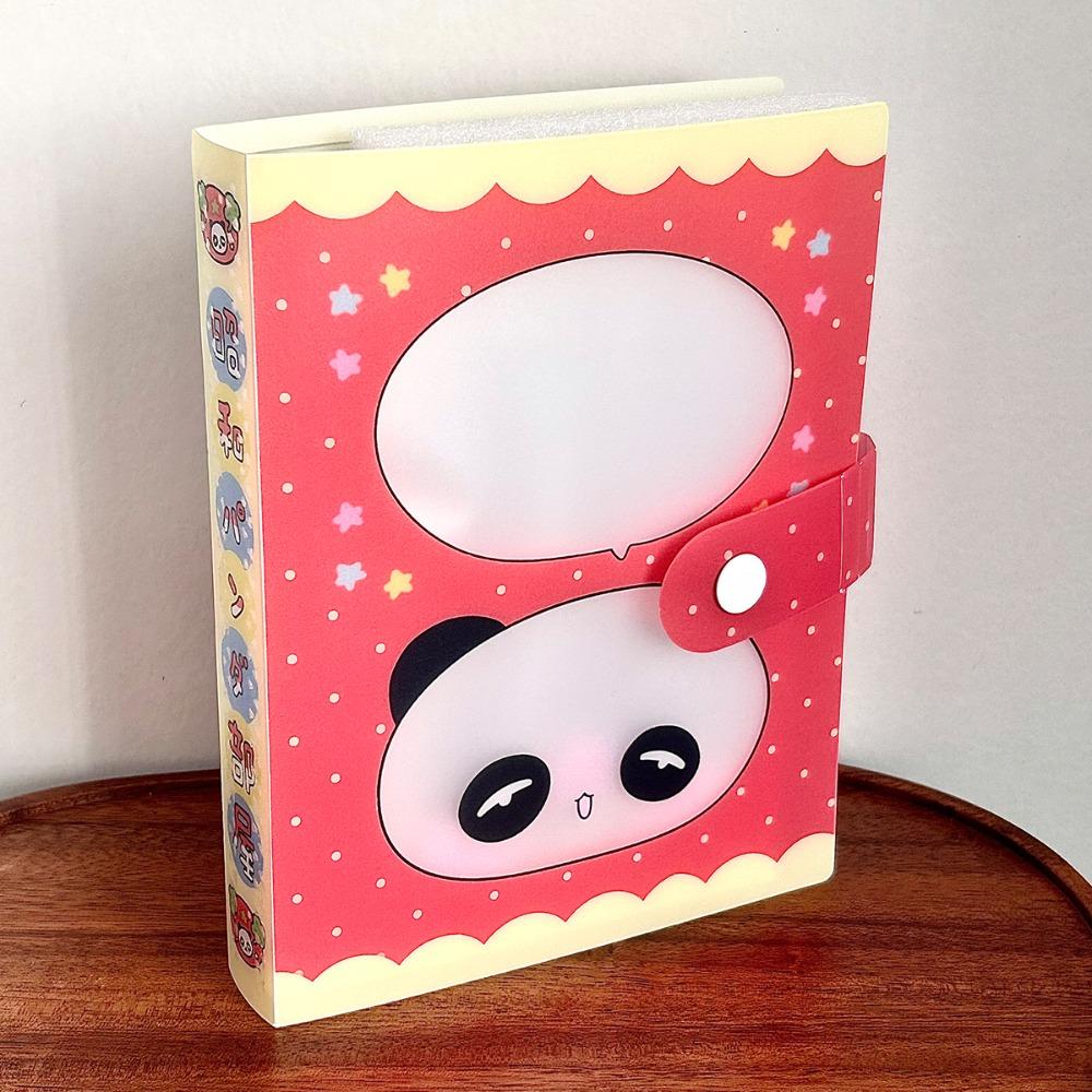 Panda Theme A6 Storage Binder Clover Design Sticker Storage Book Stickers Binder Scrapbook