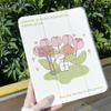 Чехол для iPad Pro2024, новый чехол для iPad с рисунком кролика-тюльпана для iPad Air6 11 13 дюймов Air4 Air5 10th 10,9 Pro11 Pro13 2024 с подставкой для карандашей