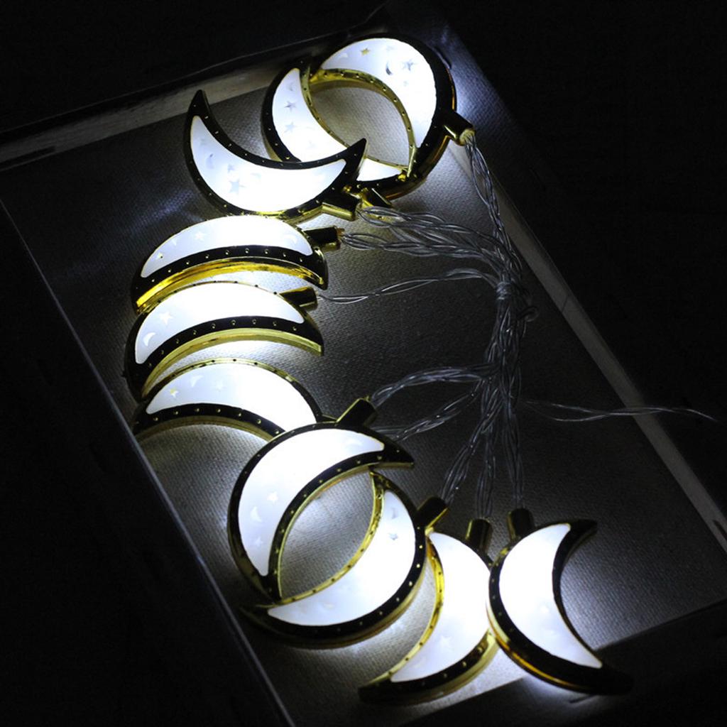 1,65 м Светодиодная Теплая Гирлянда Лампа Рамадан Мусульманский Ислам Декор Для Вечеринки ИД