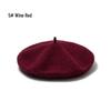 Women's Cross-Border Wool Beret: Autumn/Winter Korean-Style, British Retro Octagonal Painter Hat for Large Head Circumference