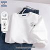 Мужская хлопковая футболка с принтом свободного кроя GENIOLAMODE