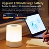 Светодиодный сенсорный ночник USB-перезаряжаемый настольная лампа с переключателем дистанционного управления 3 цвета с регулируемой яркостью прикроватная лампа декор для спальни