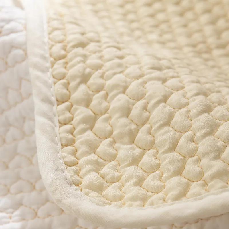 Чехол для дивана в скандинавском стиле, современный нескользящий чехол для дивана, наволочка из чистого хлопка, коврик для дивана в гостиную, универсальный на все сезоны