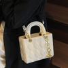 Fashion Temperament Portable Small Bag Women's 2025 New Popular Messenger Bag Niche Commuter Single Shoulder Princess Diana Bag