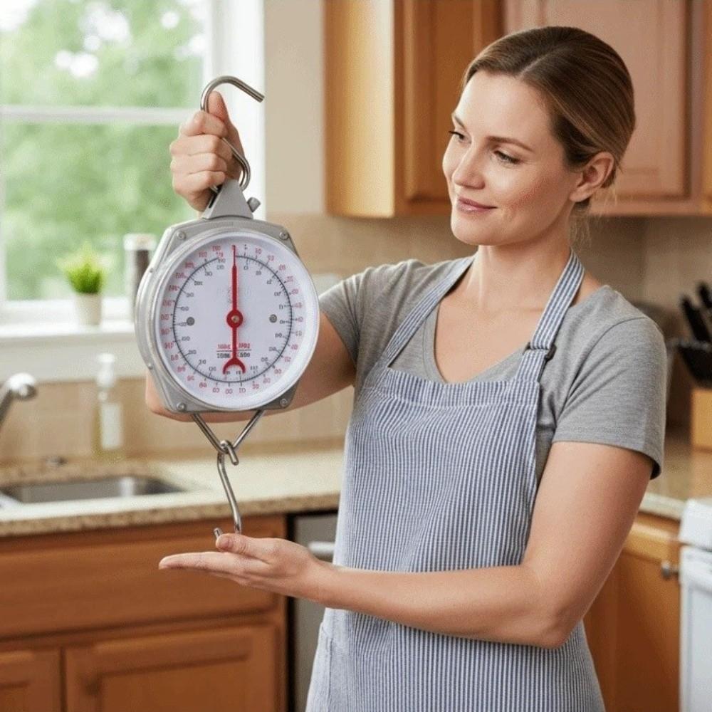 with Hanging Hook Mechanical Hanging Scales Portable Weighing Apparatus Luggage Scale Foods