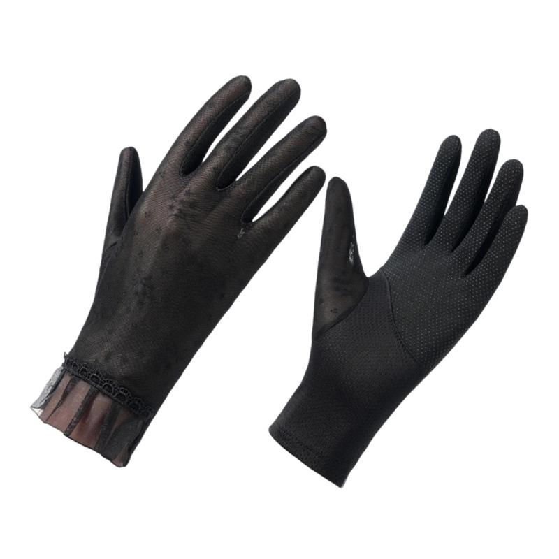1pair Light weight Outdoor Gloves Touchscreens Functionality Antiskid Gloves for Driving and Cycling