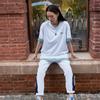 Reebok Футболки Унисекс Белые С Круглым Вырезом Средней Посадки Прямой Крой GR8486
