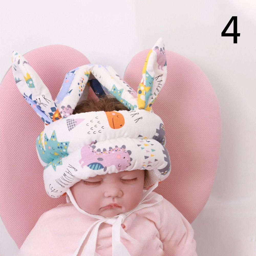 Мультяшный детский защитный шлем, мягкая шапка для предотвращения столкновений, полезная накладка от падения для малышей