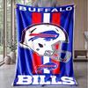 Buffalo Bills Beach Towel Flannel Fleece Blanket Cozy Warm Throw Blanket For Couch Bed Travel All Season Use