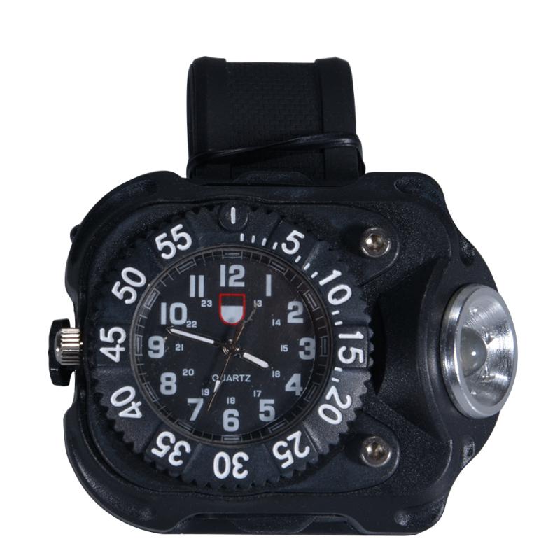Горячий! 3в1 супер яркий светодиодный фонарик для часов, фонарик, компас, перезаряжаемые мужские наручные часы для занятий спортом на открытом воздухе