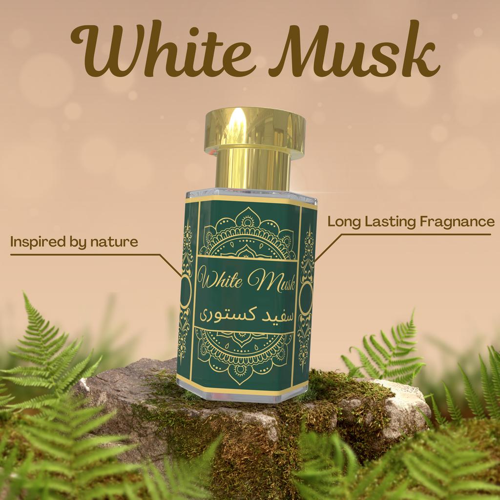 White Musk Attar – Soft & Clean Perfume Oil | Alcohol-Free & Long Lasting