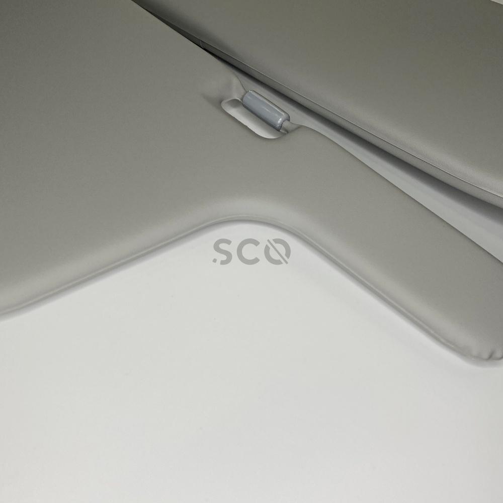 Подходит для Honda Civic HB, комплект солнцезащитного козырька слева-справа, серый 2001-2002-2003-2004-2005