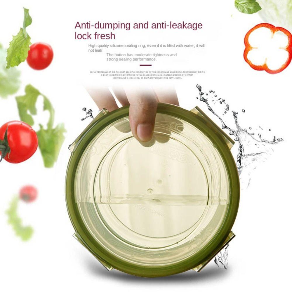 1/4 шт. с крышкой, круглый ящик для хранения, герметичные прямоугольные ланч-боксы с микроволновой печью, контейнеры для пищевых продуктов