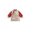 Children's Clothing, Sister Outfits, First Birthday Dresses, Children's Clothes, Baby Girl Red Hanfu Suit, Fleece-Lined Winter Dress, Cheongsam Dress