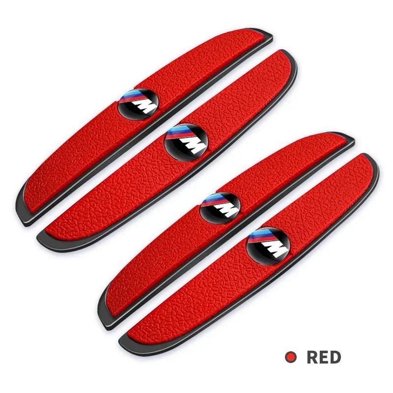 YAMHS1 4pcs Rubber Bumper Strip Car Door Anti-Collision Emblem Sticker For bmw e46 e39 e90 e60 e30 f10 f11 f20 f30 g20 g30 x1 x3 x5 z4