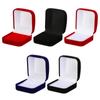 Exquisite Wedding Double Ring Storage Case Ring Display Box Velvet Jewelry Box Trinket Box