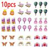 10pcs New Cartoon Series Iron On Embroidered Patches For Clothing Jackets Princess Castle Thermoadhesive Patches Sew Applique