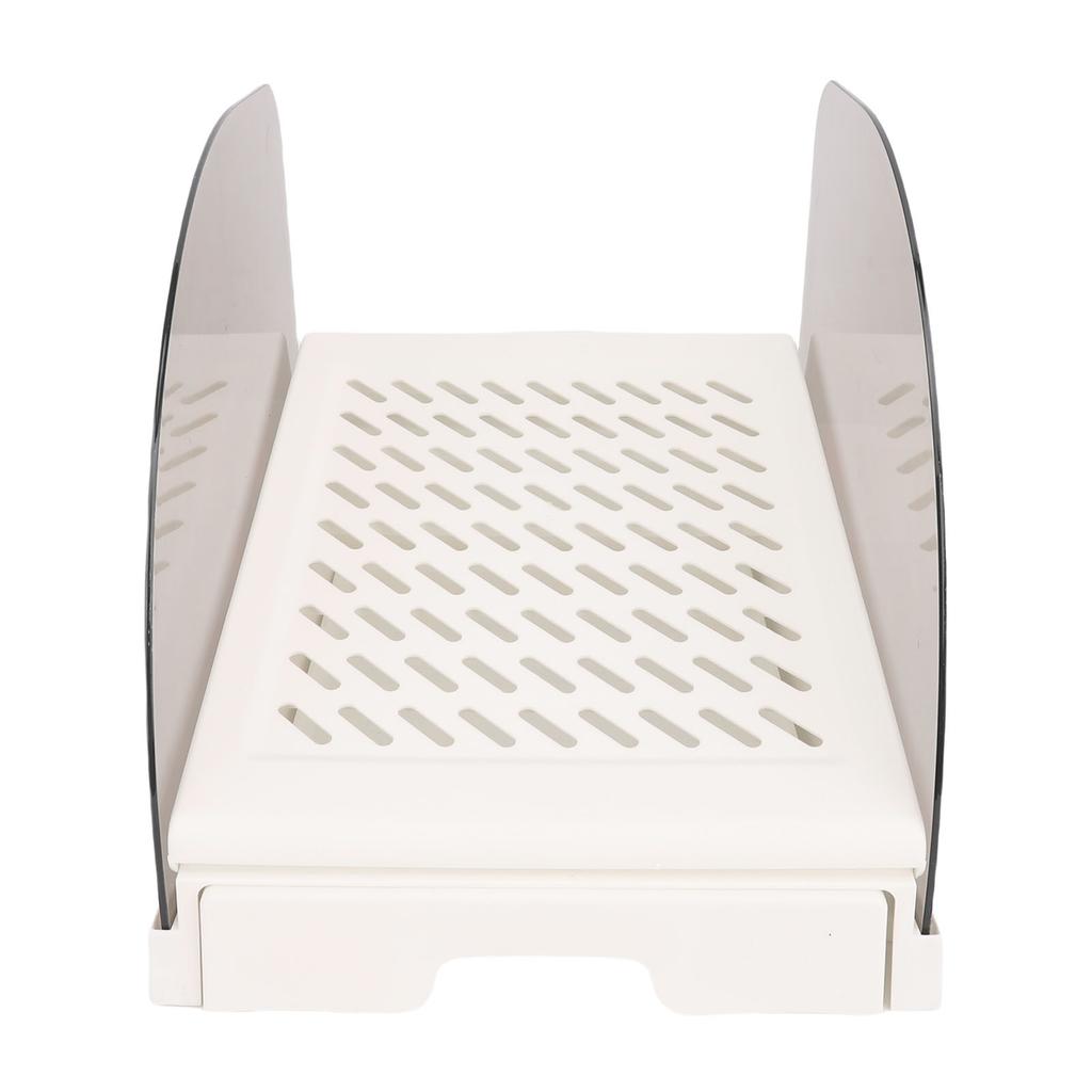 Cat Litter Ramp with Drawer Baffles Height Elevated Litter Box Step Stool Anti Tracking Easy To Clean