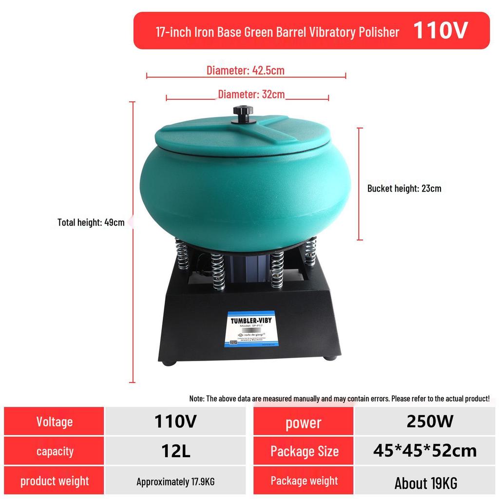 Wenwan Jade & Jewelry Electric Vibratory Polishing and Grinding Machine with Silicon Carbide