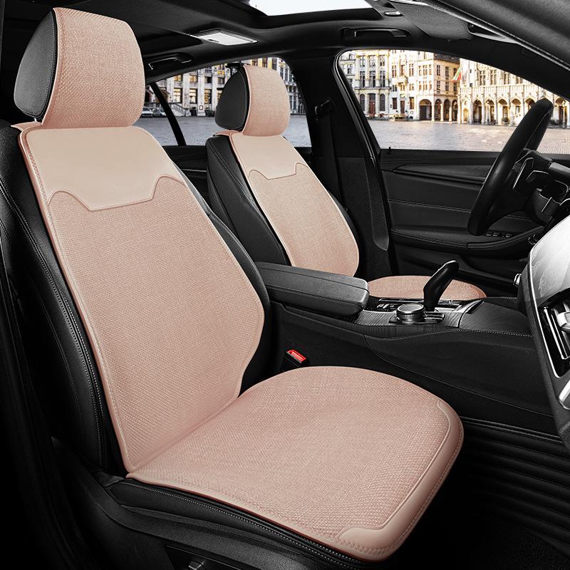 Breathable Linen Seat Covers for Geely Galaxy L7/LT MAX - Asian Games Phantom Design