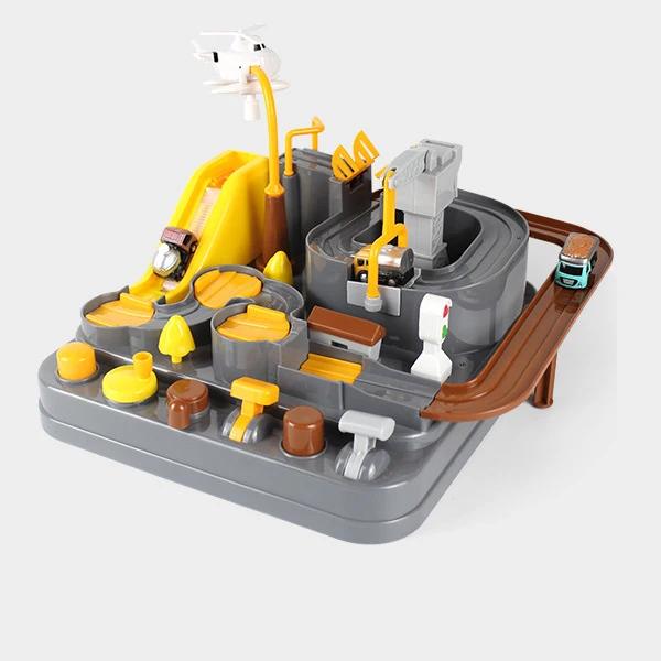 Детская головоломка, автомобиль, космический трек, игрушки, мини-железная дорога, детская игрушка, гоночный поезд Монтессори, механическое приключение, настольная игра, подарки для малышей