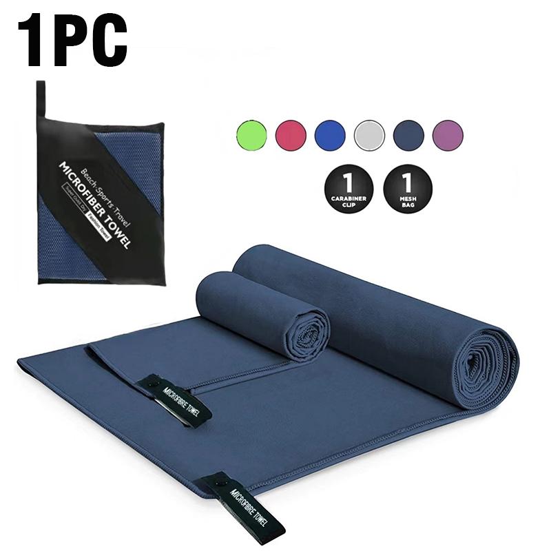 Толстое полотенце из микрофибры Спортивное Дорожное Быстросохнущее Супервпитывающее и Супермягкое Большое Полотенце для Волос Легкое Фитнес-полотенце