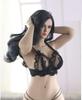 Фигурка Сексуальная красотка для женщин черный кружевной бюстгальтер и комплект нижнего белья и голова не [TOYBARJAPAN] 1/6 аксессуары/JFToys JFX-01B T-back (тело включено)