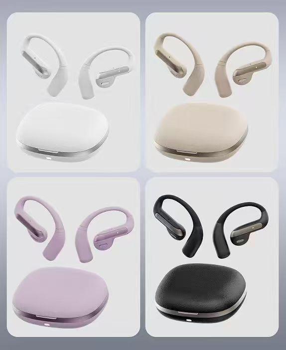 YJ55 Smart AI Bluetooth Sports Earphones with Open Ear-hook and Simultaneous Translation