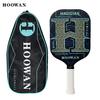 HOOWAN MAGICIAN 16MM Pickleball Paddles Kevlar Carbon Piackleball Rackets Professional Carbon Fiber T700 Edgeless Pickle Ball Racket Rough Surface
