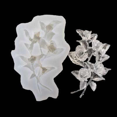 1 шт. Силиконовая форма для букета роз, сделай сам, ручная работа, форма для декора из гипса для ароматерапии, форма для выпечки на кухне, форма для шоколада