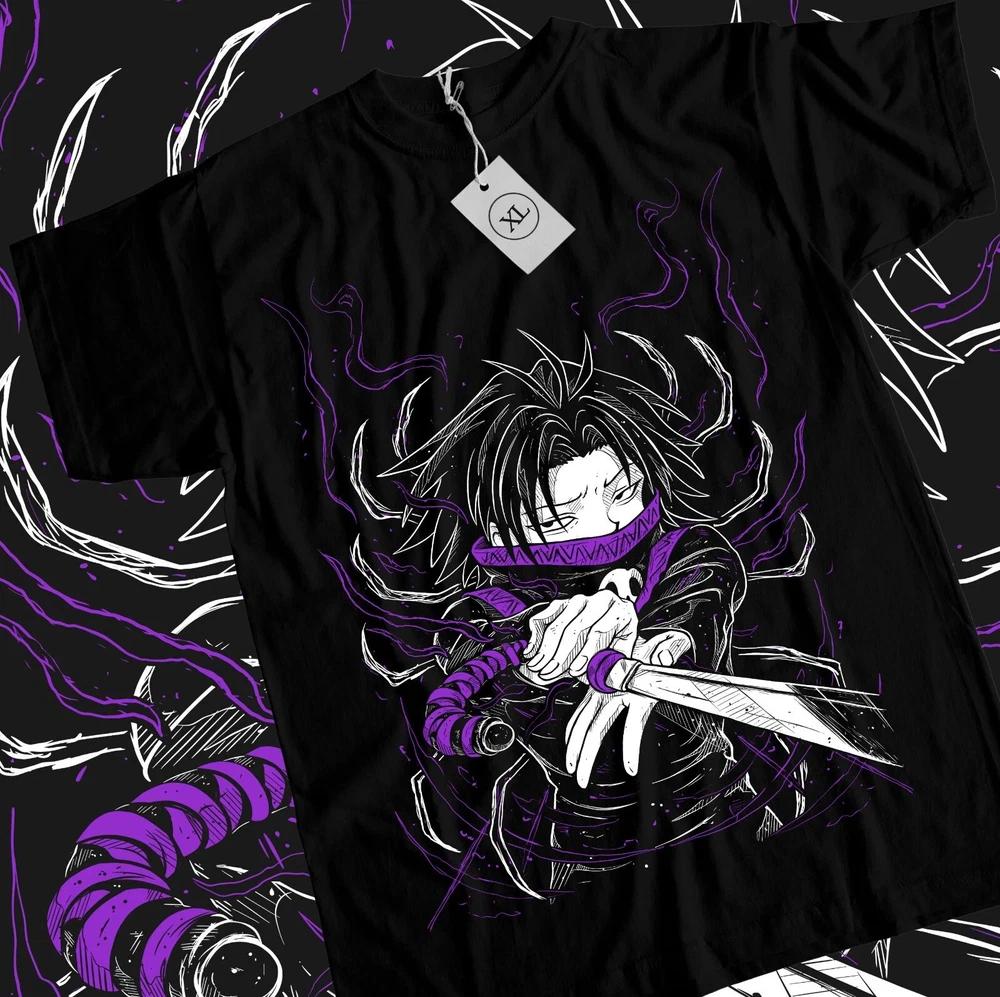 Feitan Tshirt Hypland Hunter X Hunter Girt Portor Graphic Anime TShirt Black