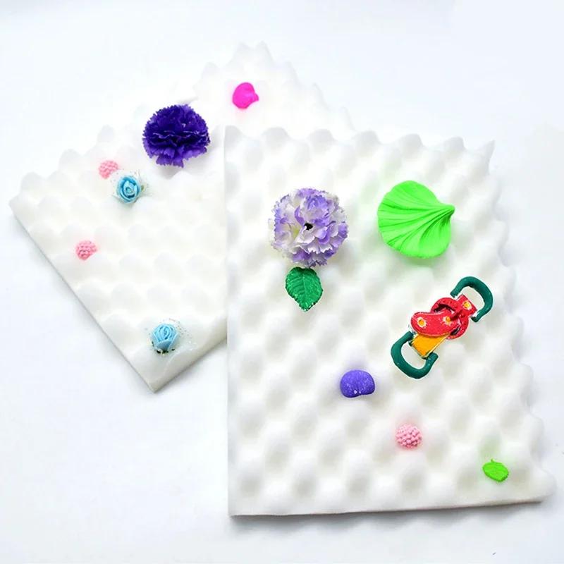 2 шт. поролоновые салфетки для сушки, губчатые коврики, инструмент для изготовления сахарных цветов из помадки, коврик для формовки, губчатый коврик, форма для пасты из жевательной резинки, инструмент для выпечки