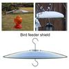 Крышка кормушки для птиц с крючком, подвесная конструкция, гладкие края, легкая сборка, защитная