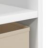 Nightstand White 30.5 x 27 x 59.5 cm Particleboard